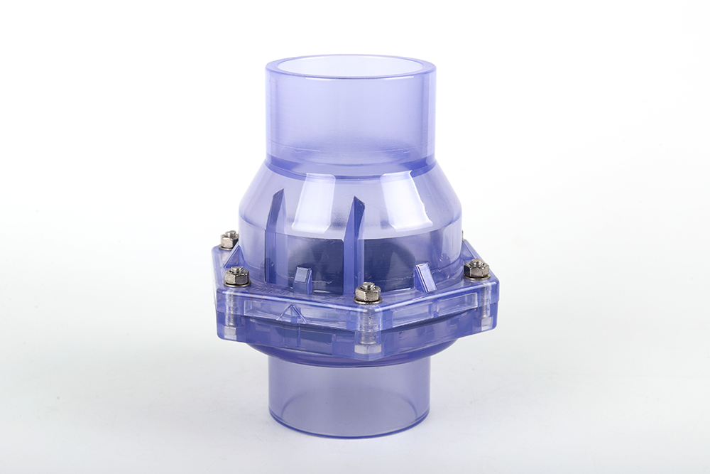 安达透明翻板式止回阀